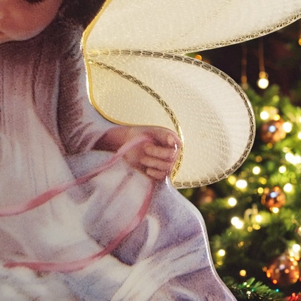 Heaven's Little Angels Porcelain Ornaments Loving kindness Donna Brooks Bradford - Picture 4 of 12